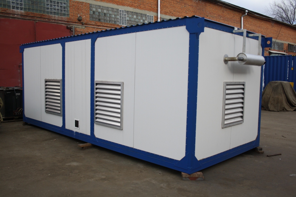 Дизель-генератор контейнерного типа | Дизельная электростанция в утепленном блок-контейнере | БАЭКТ
